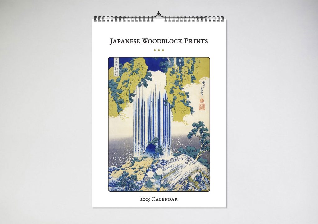 Japanese Woodblock Prints 2025 Wall Calendar Blue Island Press