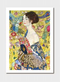 Lady with a Fan By Gustav Klimt