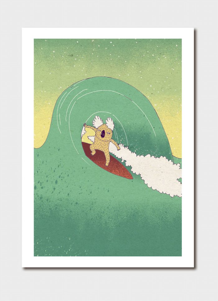 Surfing Koala By Luka Va
