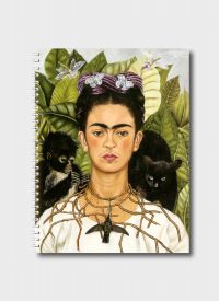 Self-portrait with Thorn Necklace and Hummingbird By Frida Kahlo